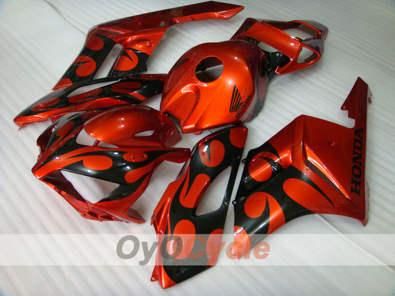 Carenado de inyección para CBR1000RR 04-05 - Naranja, Negro - Llama #OYO87900490