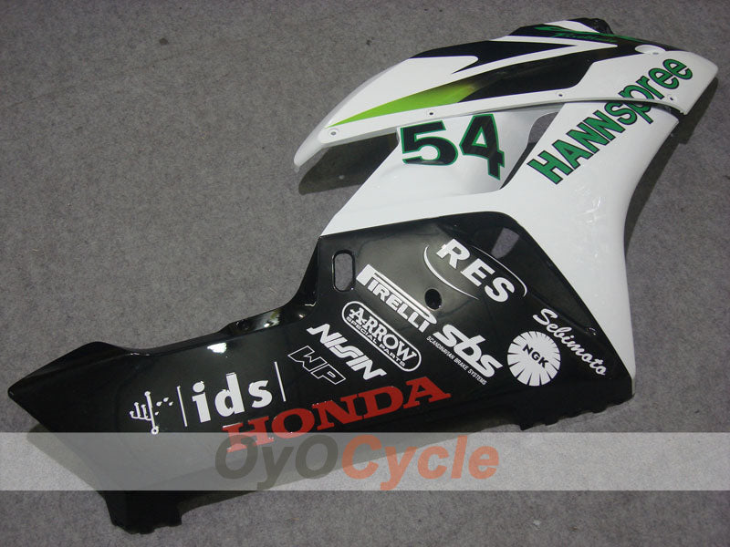 Kit de carenado por inyección para CBR1000RR 04-05 - Blanco, Negro - HANN Spree #OYO87900495