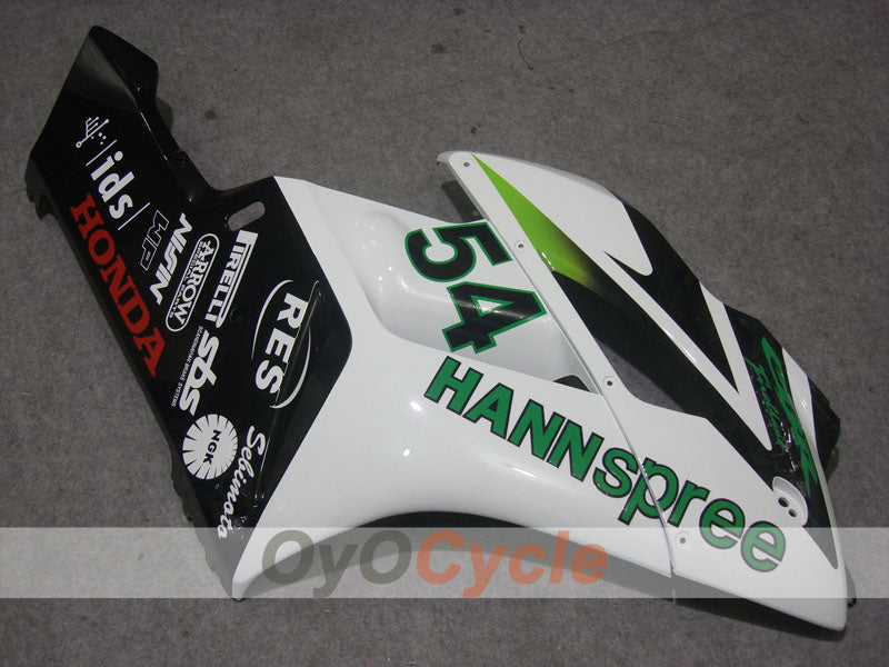 Kit de carenado por inyección para CBR1000RR 04-05 - Blanco, Negro - HANN Spree #OYO87900495