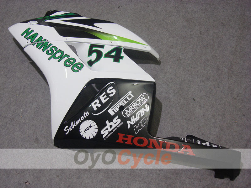 Kit de carenado por inyección para CBR1000RR 04-05 - Blanco, Negro - HANN Spree #OYO87900495