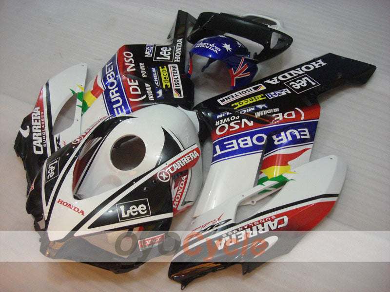 Carenado de inyección para CBR1000RR 04-05 - Blanco, Negro - Lee #OYO87900501