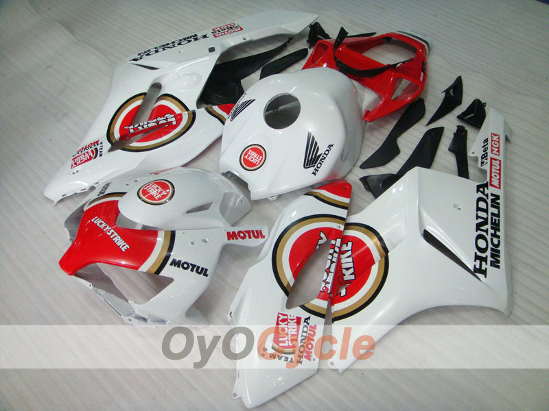 Kit de carenado por inyección para CBR1000RR 04-05 - Rojo, Blanco - Lucky Strike #OYO87900507 Imagen secundaria del producto