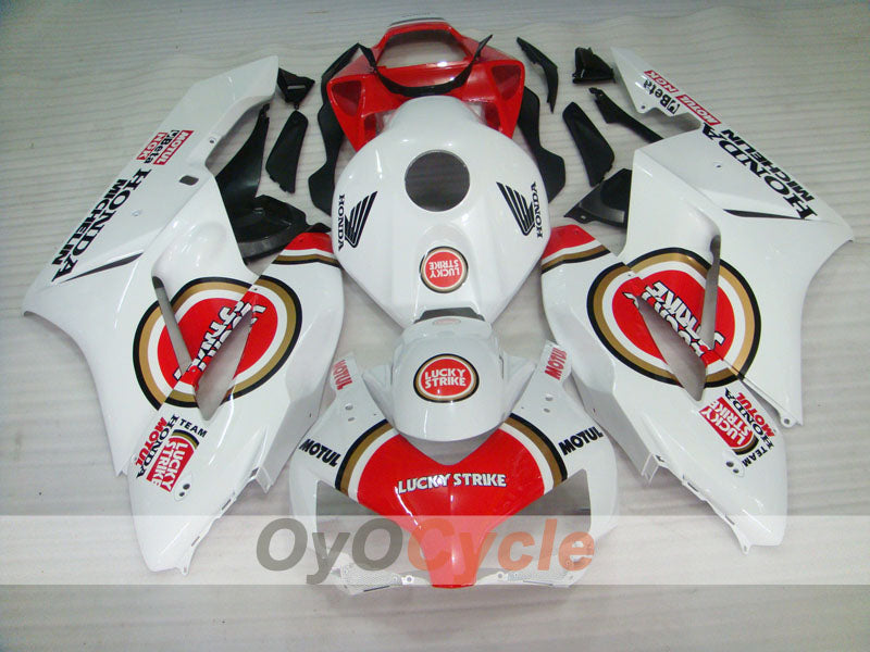 Kit de carenado por inyección para CBR1000RR 04-05 - Rojo, Blanco - Lucky Strike #OYO87900507