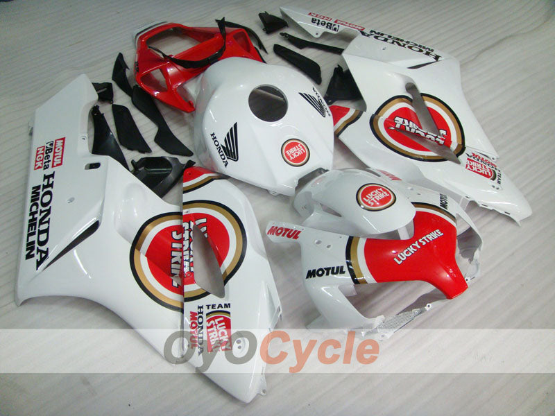 Kit de carenado por inyección para CBR1000RR 04-05 - Rojo, Blanco - Lucky Strike #OYO87900507 Imagen principal del producto