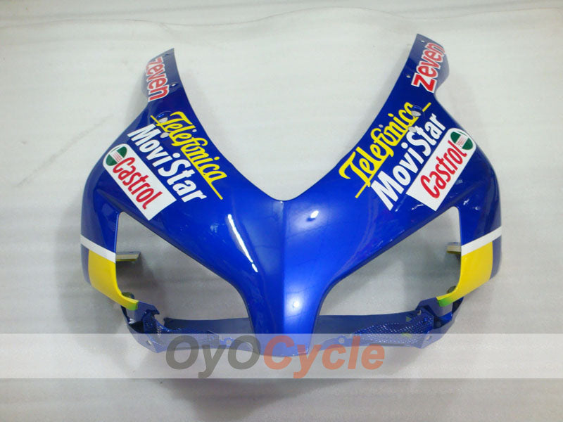 Carenado de inyección para CBR1000RR 04-05 - Amarillo, Azul - Movistar #OYO87900512