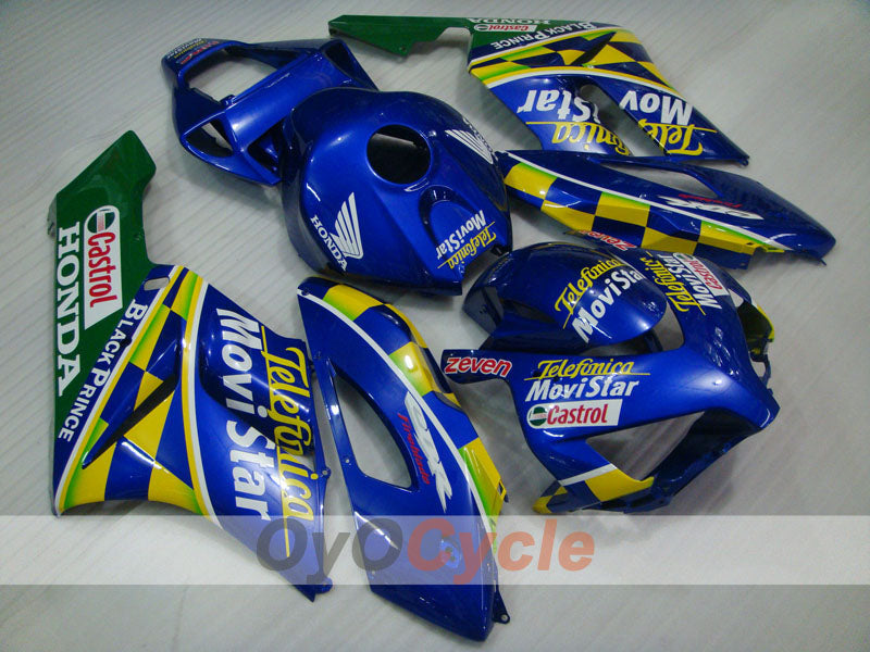 Carenado de inyección para CBR1000RR 04-05 - Amarillo, Azul - Movistar #OYO87900512 Imagen principal del producto