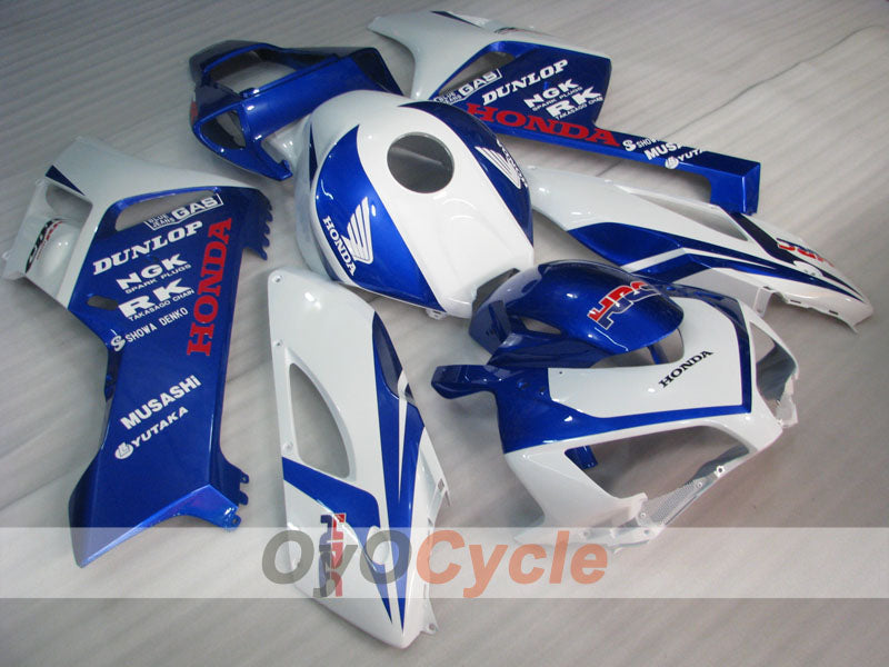 Carenado de inyección para CBR1000RR 04-05 - Azul, Blanco - Estilo de fábrica, HRC #OYO87900521 Imagen principal del producto
