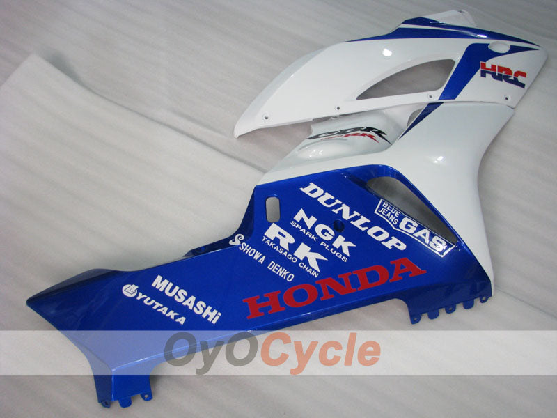 Carenado de inyección para CBR1000RR 04-05 - Azul, Blanco - Estilo de fábrica, HRC #OYO87900521