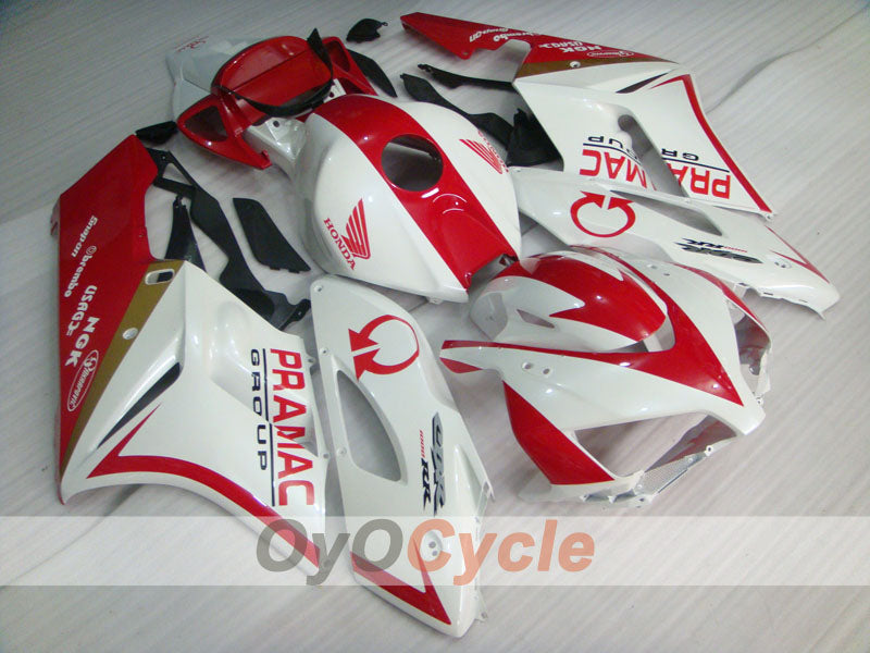 Kit de carenado por inyección para CBR1000RR 04-05 - Rojo, Blanco - PRAMAC #OYO87900526