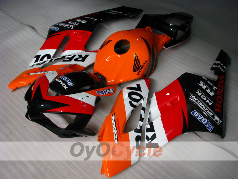 Carenado de inyección para CBR1000RR 04-05 - Naranja, Negro - Repsol #OYO87900528 Imagen secundaria del producto