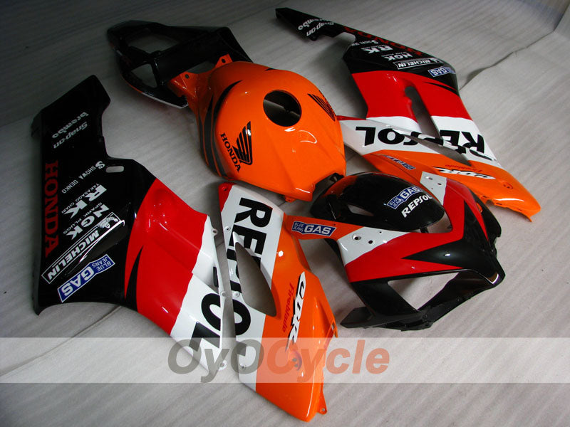 Carenado de inyección para CBR1000RR 04-05 - Naranja, Negro - Repsol #OYO87900528 Imagen principal del producto