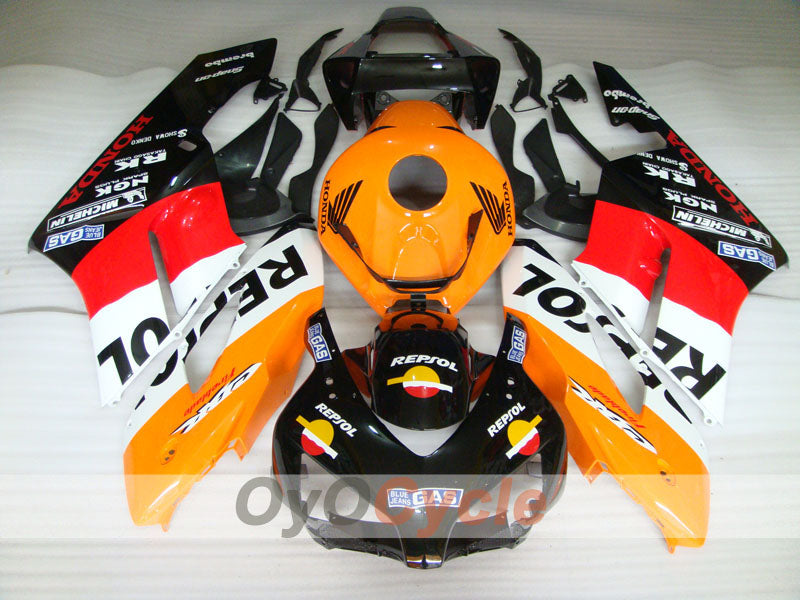 Carenado de inyección para CBR1000RR 04-05 - Naranja, Negro - Repsol #OYO87900530