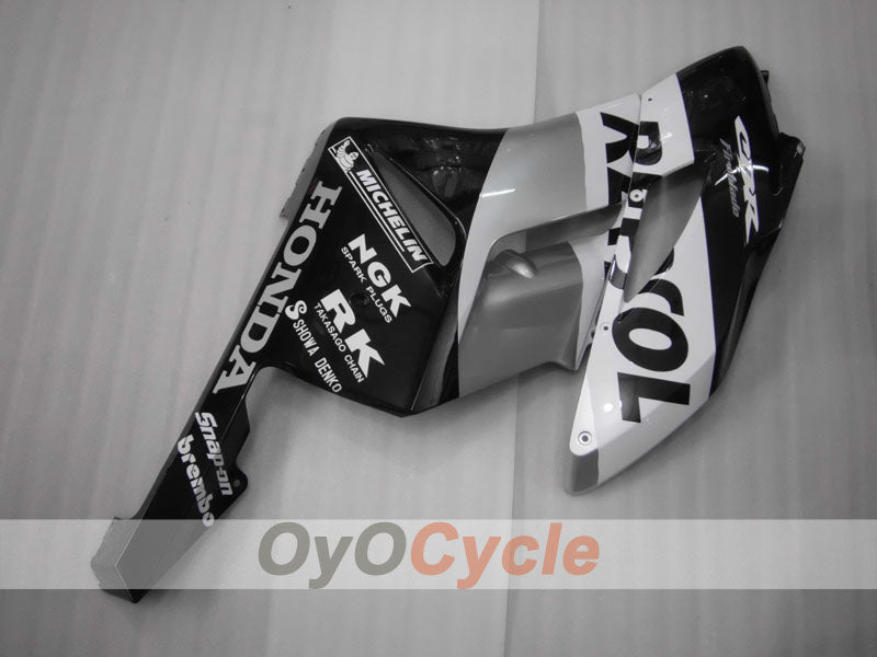 Carenado de inyección para CBR1000RR 04-05 - Negro, Plata - Repsol #OYO87900532