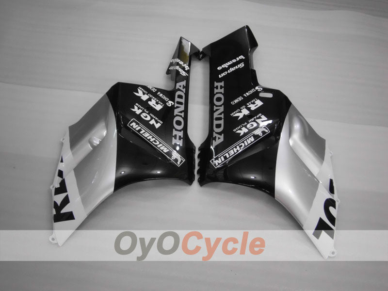Carenado de inyección para CBR1000RR 04-05 - Negro, Plata - Repsol #OYO87900532