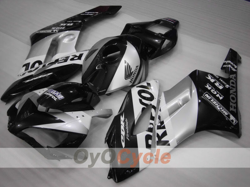 Carenado de inyección para CBR1000RR 04-05 - Negro, Plata - Repsol #OYO87900532 Imagen secundaria del producto
