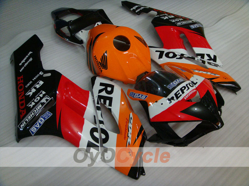 Kit de carenado por inyección para CBR1000RR 04-05 - Naranja, Negro - Repsol #OYO87900536 Imagen secundaria del producto