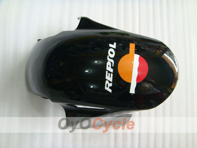 Kit de carenado por inyección para CBR1000RR 04-05 - Cian, Negro - Rossi #OYO87900542