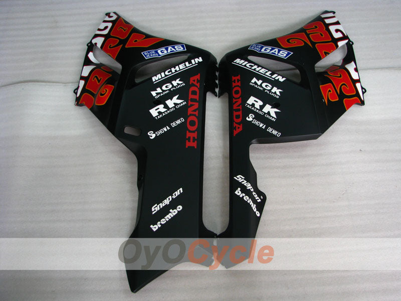 Kit de carenado por inyección para CBR1000RR 04-05 - Naranja, Negro, Mate - Rossi #OYO87900543