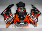 Kit de carenado por inyección para CBR1000RR 04-05 - Naranja, Negro, Mate - Rossi #OYO87900543