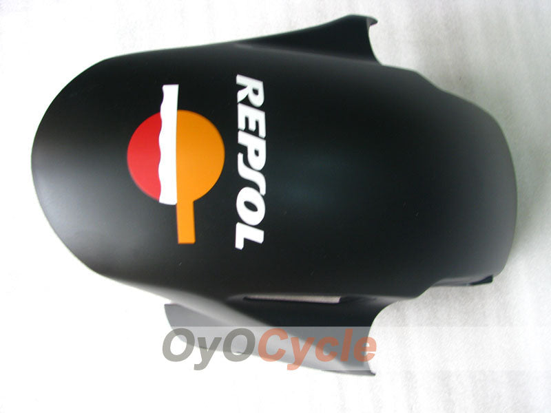 Kit de carenado por inyección para CBR1000RR 04-05 - Naranja, Negro, Mate - Rossi #OYO87900543