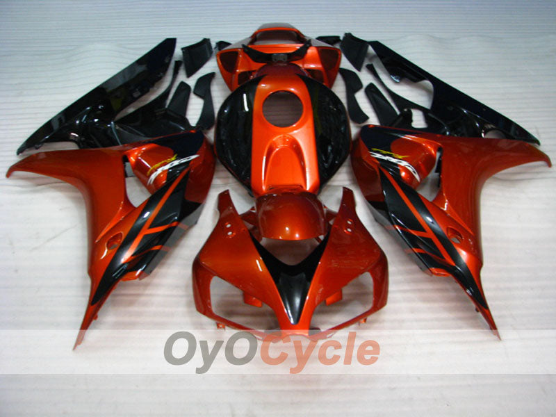 Kit de carenado de inyección para CBR1000RR 06-07 - Naranja, Negro - Fireblade #OYO87900571