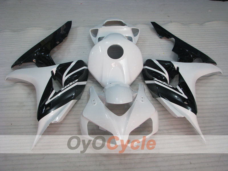 Carenado inyectado para CBR1000RR 06-07 - Blanco, Negro - Fireblade #OYO87900572