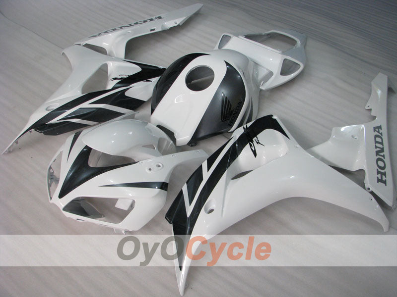 Kit de carenado por inyección para CBR1000RR 06-07 - Blanco, Negro - Fireblade #OYO87900576