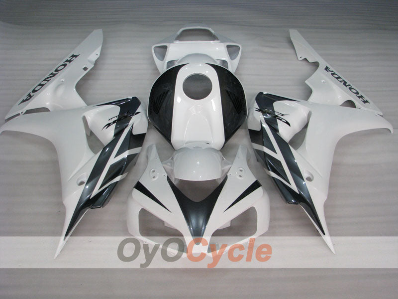 Kit de carenado por inyección para CBR1000RR 06-07 - Blanco, Negro - Fireblade #OYO87900576