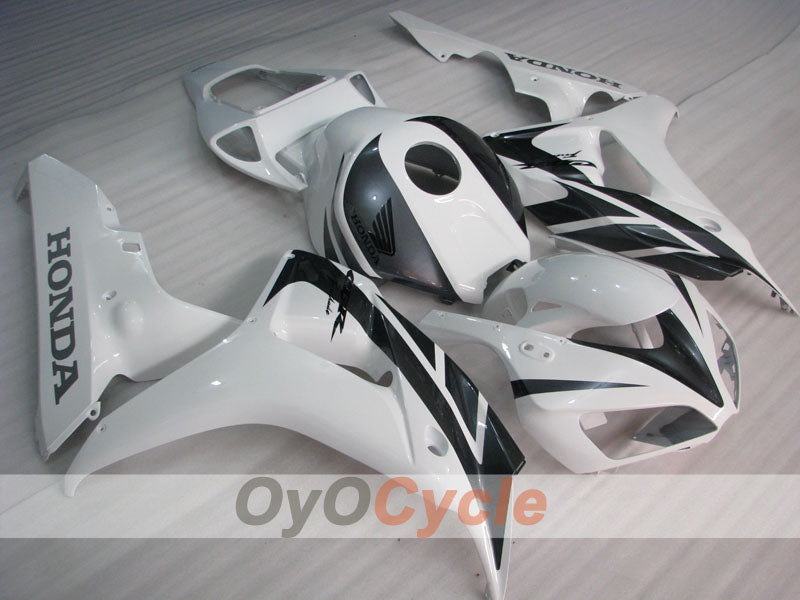 Kit de carenado por inyección para CBR1000RR 06-07 - Blanco, Negro - Fireblade #OYO87900576