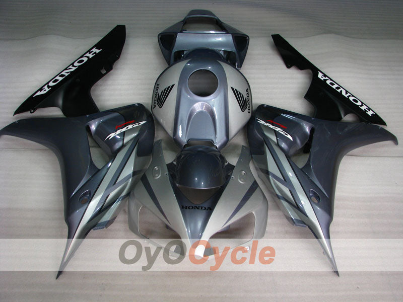 Kit de carenado por inyección para CBR1000RR 06-07 - Negro, Gris - Fireblade #OYO87900577