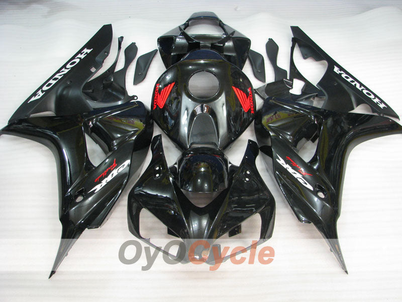 Kit de carenado por inyección para CBR1000RR 06-07 - Negro - Fireblade #OYO87900579