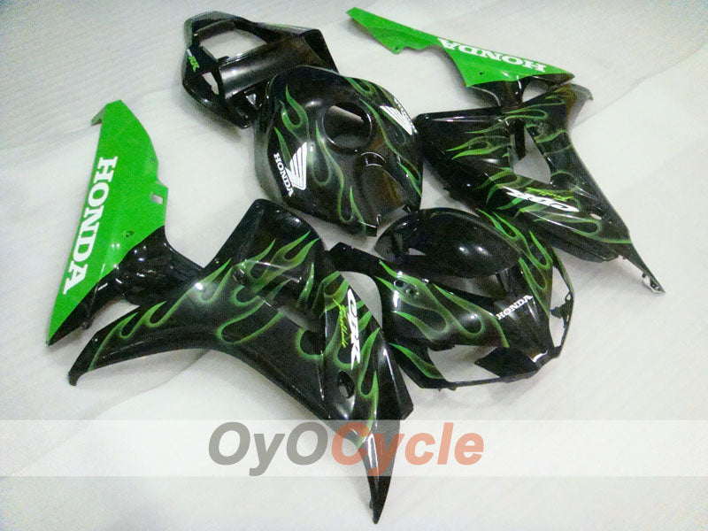 Kit de carenado de inyección para CBR1000RR 06-07 - Verde, Negro - Llama #OYO87900595 Imagen principal del producto