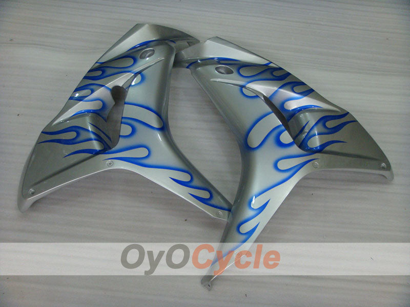 Kit de carenado de inyección para CBR1000RR 06-07 - Azul, Plata - Llama #OYO87900599