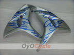 Kit de carenado de inyección para CBR1000RR 06-07 - Azul, Plata - Llama #OYO87900599