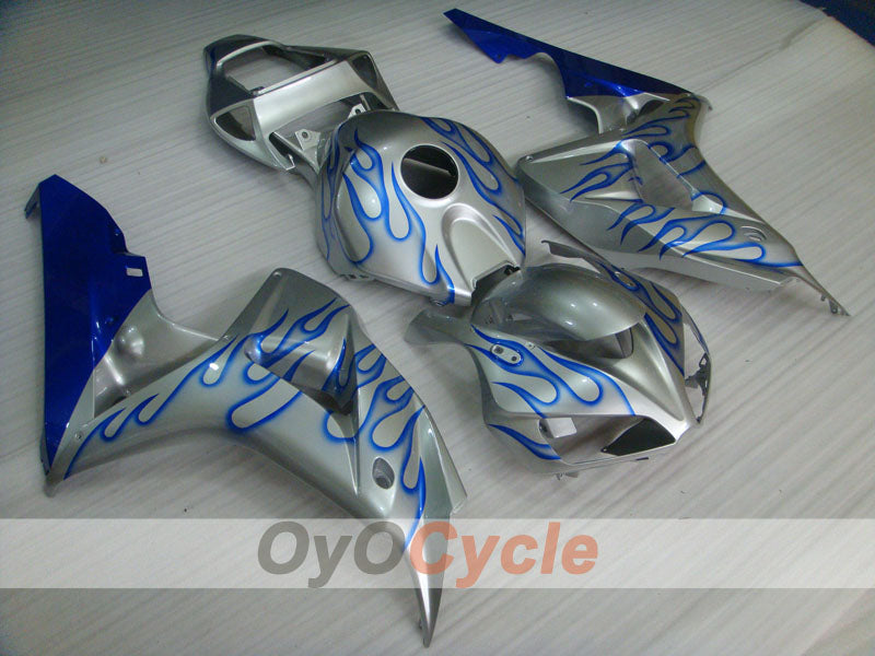 Kit de carenado de inyección para CBR1000RR 06-07 - Azul, Plata - Llama #OYO87900599