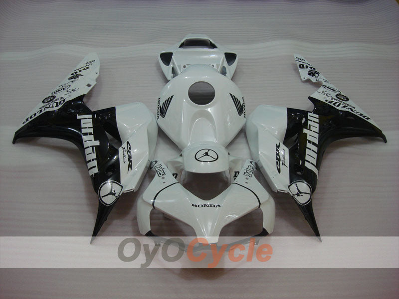 Kit de carenado por inyección para CBR1000RR 06-07 - Blanco, Negro - Jordan #OYO87900612