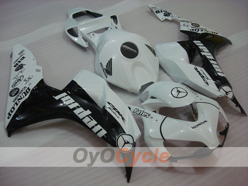 Kit de carenado por inyección para CBR1000RR 06-07 - Blanco, Negro - Jordan #OYO87900612