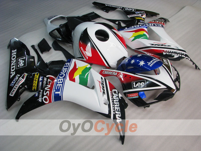 Carenado de inyección para CBR1000RR 06-07 - Blanco, Negro - Lee #OYO87900617