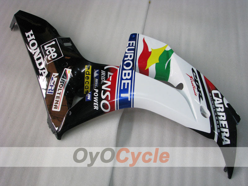 Carenado de inyección para CBR1000RR 06-07 - Blanco, Negro - Lee #OYO87900617