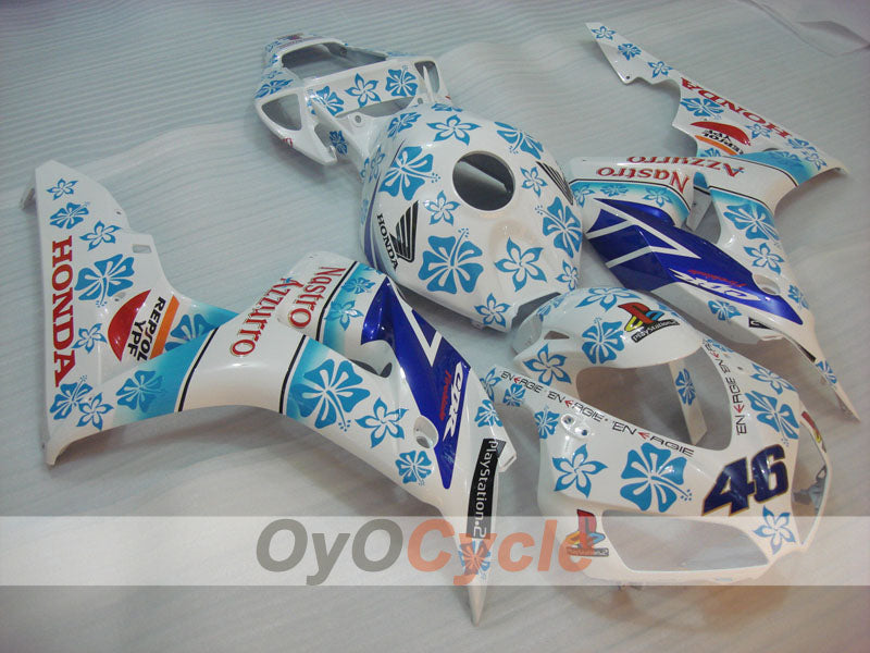 Carenado de inyección para CBR1000RR 06-07 - Azul, Blanco - Nastro Azzurro #OYO87900621 Imagen principal del producto
