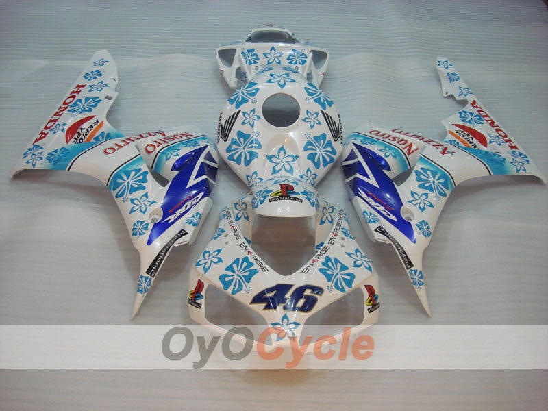 Carenado de inyección para CBR1000RR 06-07 - Azul, Blanco - Nastro Azzurro #OYO87900621 Imagen secundaria del producto