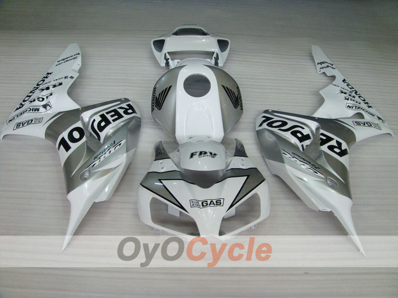 Kit de carenado por inyección para CBR1000RR 06-07 - Blanco, Plata - Repsol #OYO87900641 Imagen secundaria del producto