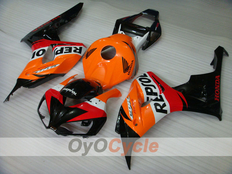 Kit de carenado por inyección para CBR1000RR 06-07 - Naranja, Negro - Repsol #OYO87900642 Imagen secundaria del producto