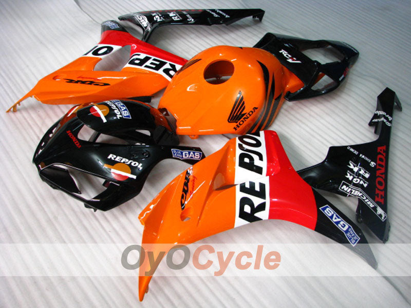 Carenado de inyección para CBR1000RR 06-07 - Naranja, Negro - Repsol #OYO87900644 Imagen secundaria del producto