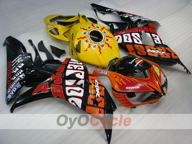 Kit de carenado de inyección para CBR1000RR 06-07 - Amarillo, Negro - Rossi #OYO87900645 Imagen principal del producto