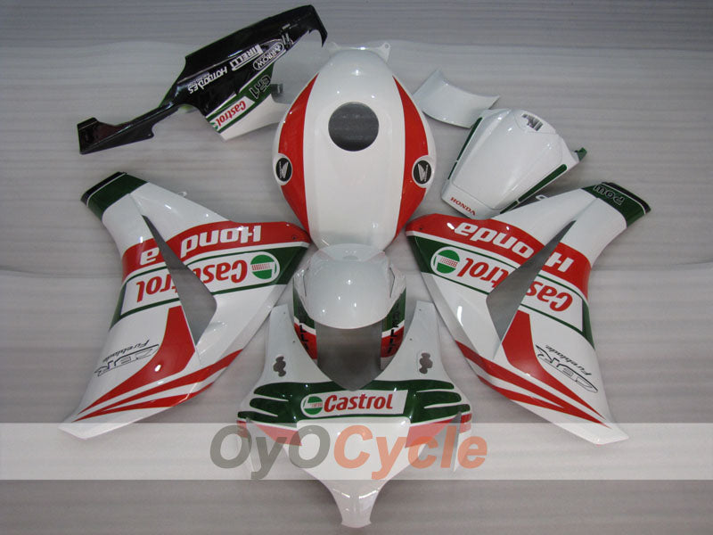 Kit de carenado de inyección para 08-11 CBR1000RR - Rojo, Blanco - Castrol #OYO87900654 Imagen secundaria del producto