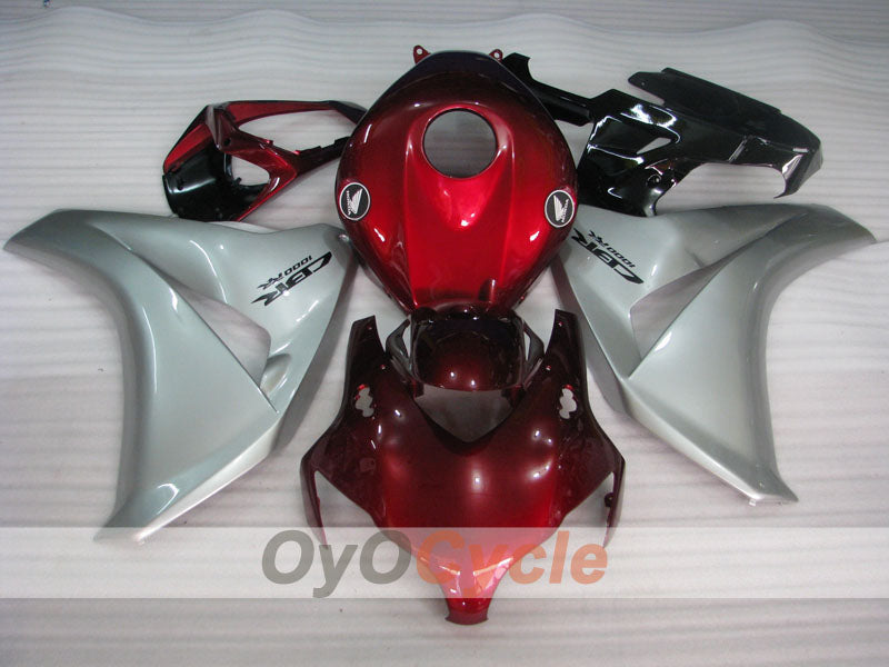 Kit de carenado de inyección para CBR1000RR 08-11 - Rojo, Plata - Fireblade #OYO87900677