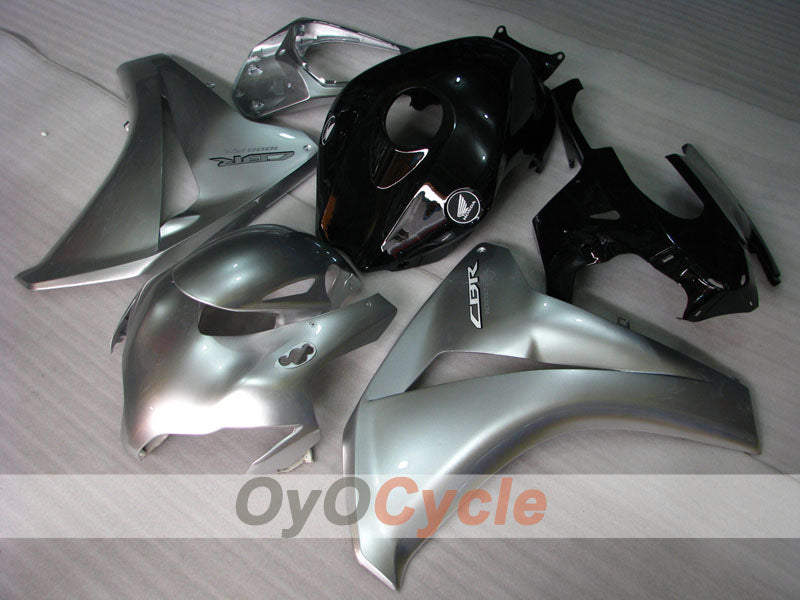 Kit de carenado por inyección para CBR1000RR 08-11 - Negro, Plata - Fireblade #OYO87900680
