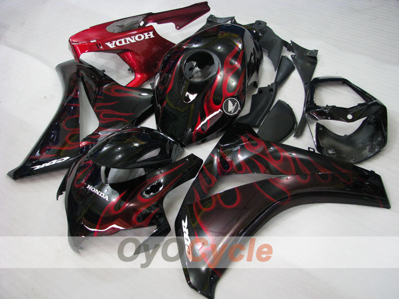 Kit de carenado por inyección para CBR1000RR 08-11 - Rojo, Negro - Llama #OYO87900684 Imagen principal del producto