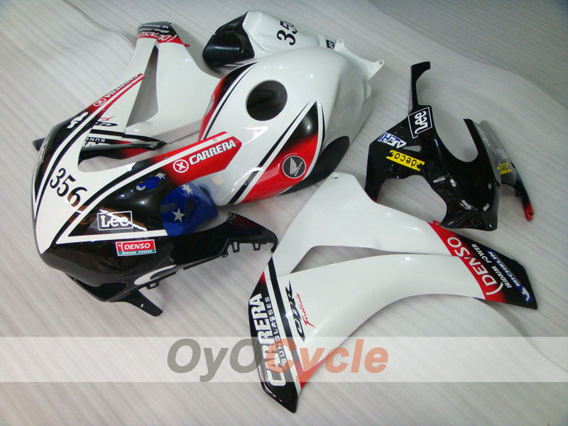 Carenado de inyección para CBR1000RR 08-11 - Blanco, Negro - Lee #OYO87900696 Imagen secundaria del producto